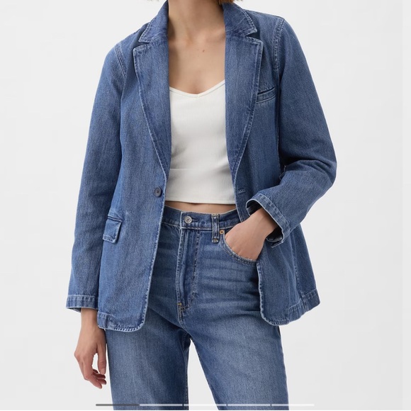 Gap Denim Blazer - Picture 7 of 8